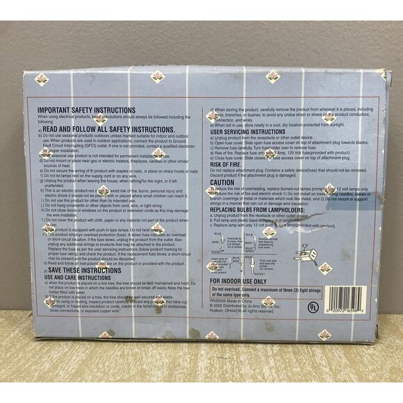 Vintage Easter Chick & Egg Blow Mold String Christmas Tree Light Decorations - Picture 2 of 10